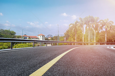 公路 大气背景下的流动乐章